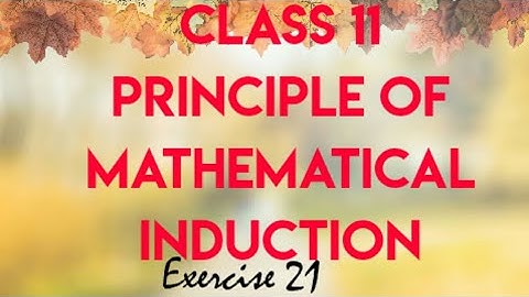 Class 11 Principle of Mathematical Induction Exercise 21 in Malayalam