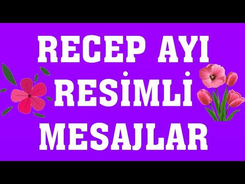 2023 RESİMLİ RECEP AYI MESAJLARI