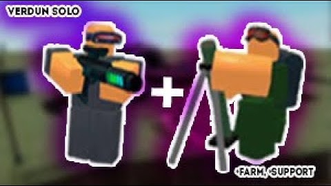 Solo Verdun - Phazer + Mortar(+Support, +Farm) - Roblox Tower Battles