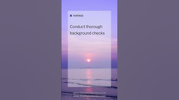 Hiring? Conduct A Background Check