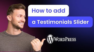How to add a Testimonials Slider to WordPress