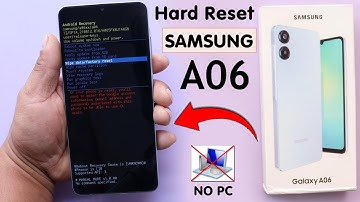 Hard Reset Samsung A06 Remove Pattern/Pin/Password  | Galaxy A06 Factory Reset 2024 Without PC