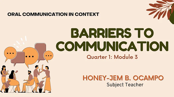 Barriers to Communication