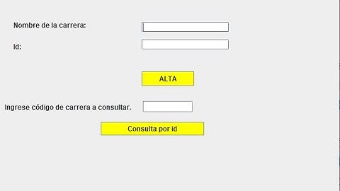4.-Parte 1- Sistema gráfico de alta y consulta, en Java con base de datos en MySQL.