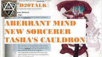 Aberrant Mind Sorcerer a new sorcerer origin from Tasha