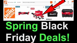 Spring Black Friday Deals Home Depot