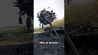 Why Russian Tanks Explode So Violently 💥 #shorts