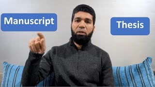 الفرق بين كتابة البحث للنشر و بين رسالة الماجستير أو الدكتوراة (Manuscript Vs Thesis)