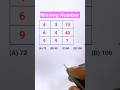 Missing number reasoning trick Missing number reasoning | Reasoning in missing number