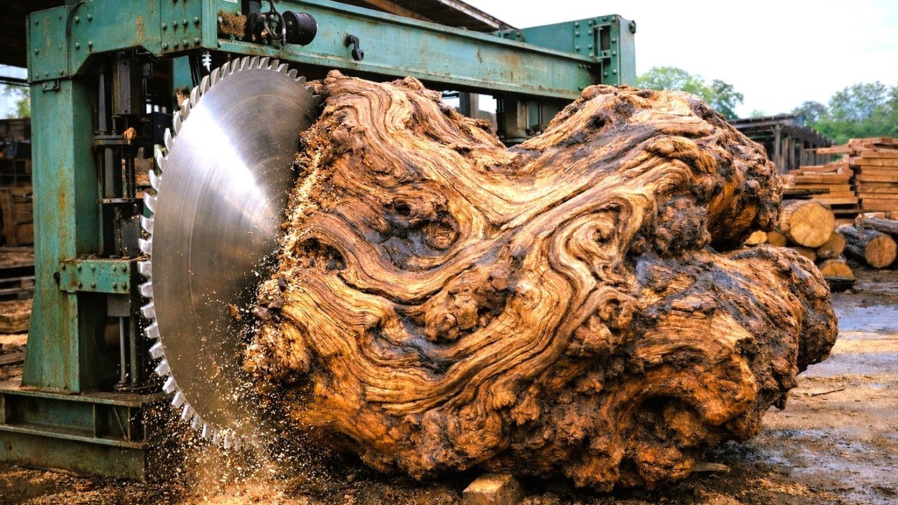 Amazing Invention From Forgotten Logs - A Cost Effective And Highly Efficient Idea For Woodworking