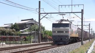 高崎線 3097レ EF510-509+コキ カシ釜充当 2012.5.12