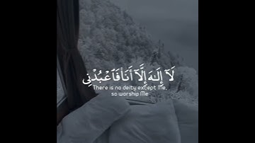 إنني أنا الله لا إله إلا أنا فاعبدني وأقم الصلاة لذكري | سورة طه | القارئ شريف مصطفى