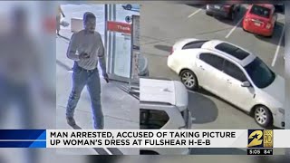 Man arrested, accused of taking picture up woman's dress at Fulshear H-E-B