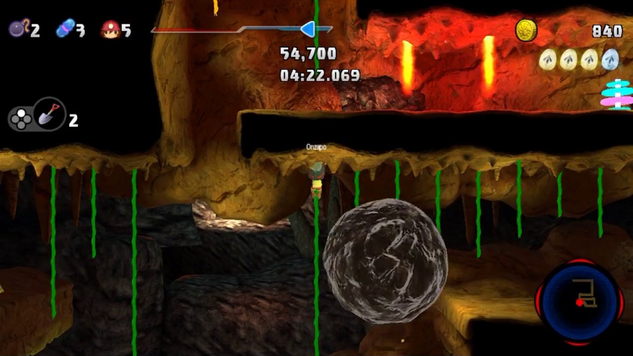 Spelunker Party! EX-C5 Get all litho-orbs みんなでワイワイ！スペランカー 全石版取得