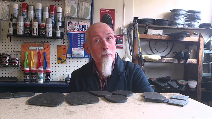 Edwin Maclow 3rd gen shoe repairer gives a lesson.