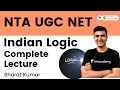 Complete lecture on indian logic  bharat kumar  lets crack nta ugc net