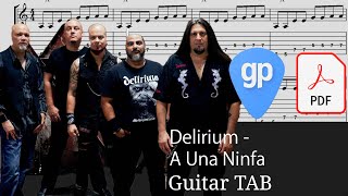 Delirium - A Una Ninfa Guitar Tabs [TABS]