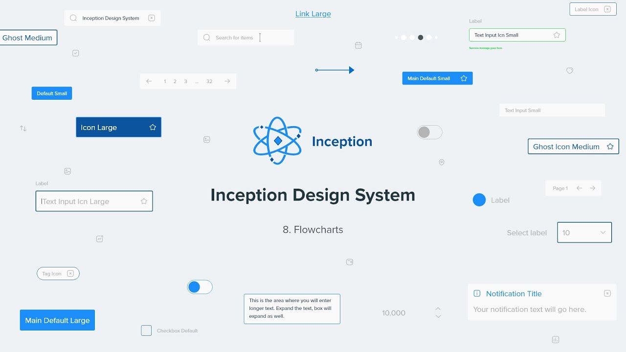 8. Flowcharts - Inception Design System For Adobe Xd - Youtube