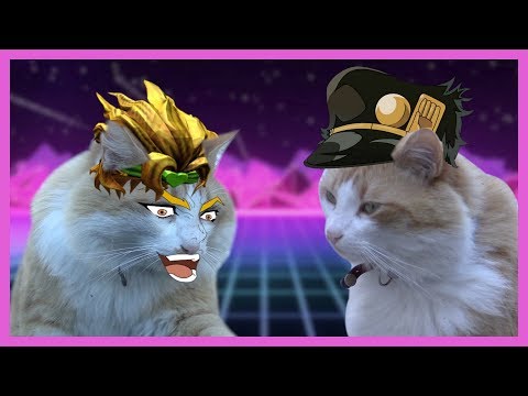 cat-fight-gone-jojo-[meme]