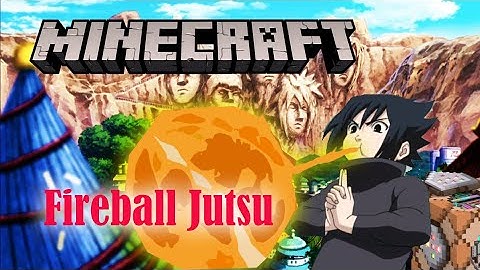 HOW TO MAKE FIREBALL JUTSU FROM NARUTO IN MINECRAFT WITH COMMAND BLOCKS! NO MOD/ADDON