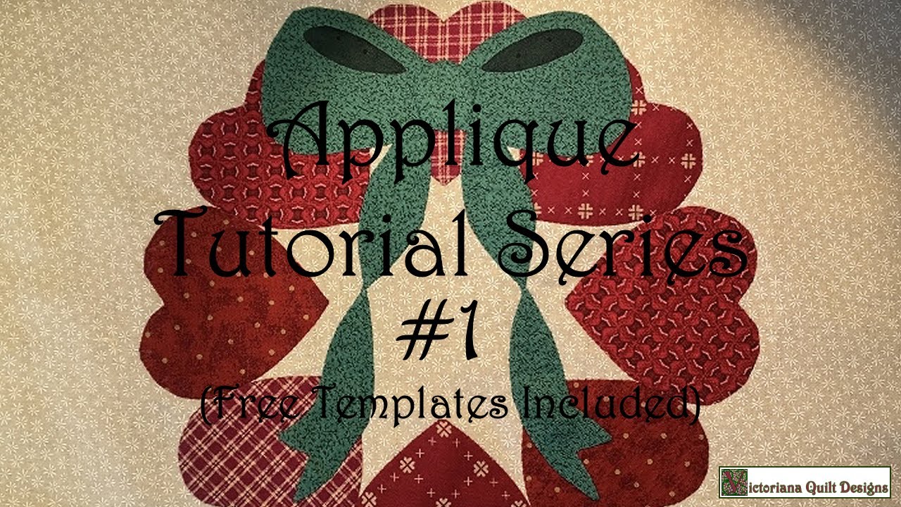 Appliqué Basics Tutorial Series – Episode 1 #handstitching - YouTube