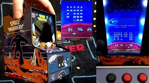 My Arcade Space Invaders with the mirror effect