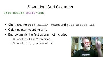 HTML09B - The CSS Grid - Spanning Columns, Gap, and Rows
