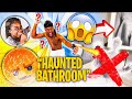 HILARIOUS Haunted Bathroom PRANK On Boyfriend!!!
