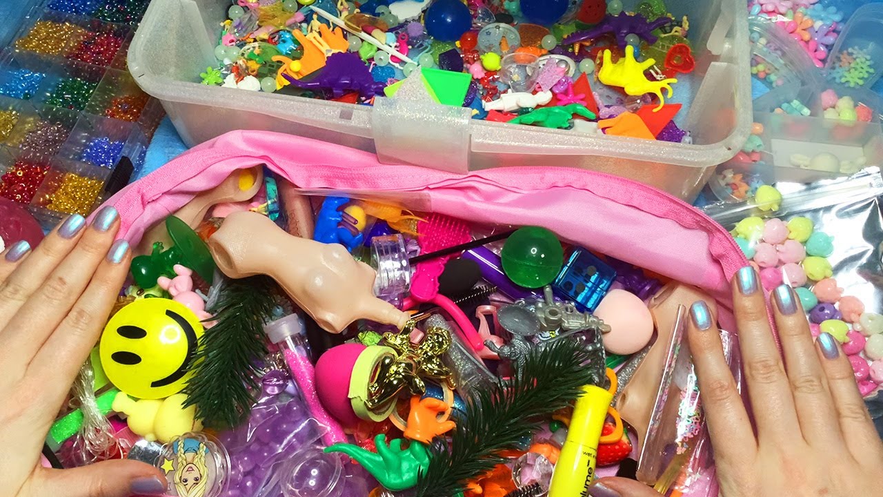 ASMR Art Supplies Rummage/ Show and Tell (Whispered)