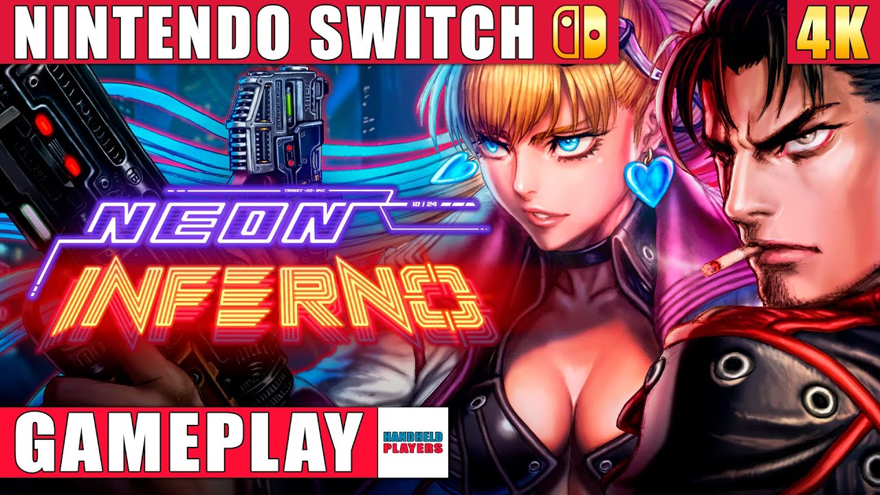 Neon Inferno Nintendo Switch 1 Gameplay in 4K - YouTube