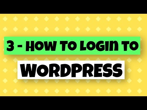 How to Login to WordPress - How do I login to the WordPress dashboard?