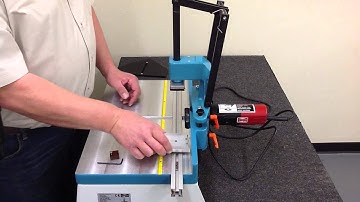 Changing router bit on Hoffmann X 20 Dovetail Routing Machine