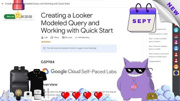 Creating a Looker Modeled Query and Working with Quick Start | #2025 | #GSP984 |#qwiklabs |#Solution