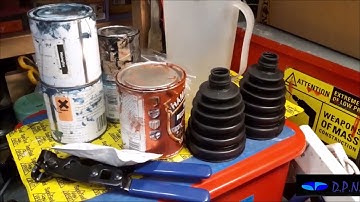 how to fit a new CV universal rubber boot using the cone tool