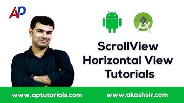 ScrollView Horizontal View Tutorials in Android Studio