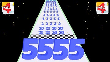 🔂 Number Master: Run and Merge vs merge guys - Level Up Number 2048 Gameplay Mobile New Update Level