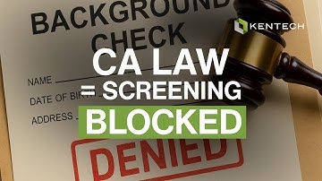 Background Check CHAOS in California