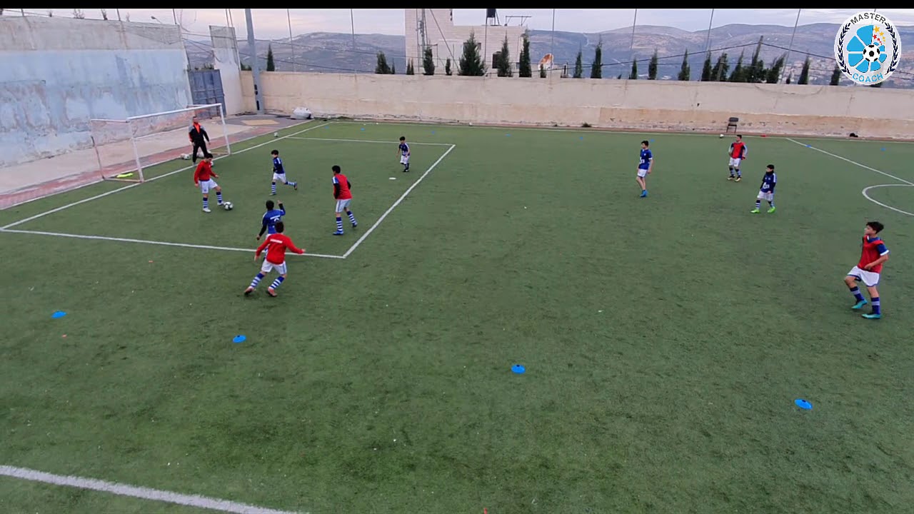rugby style 5 v 5 small sided game - YouTube