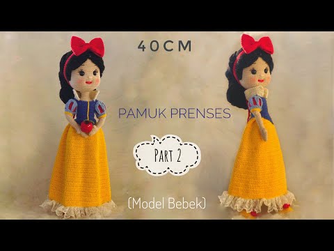 PART 2 | 40cm Amigurumi PAMUK Prenses (ENG SUBTITLES ON) subtítulos  EL ESPAÑOL