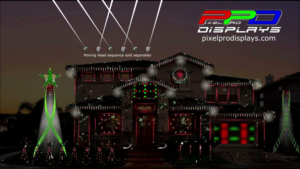 Sam Feldt Winter Wonderland xLights Moving Head Sequence YouTube