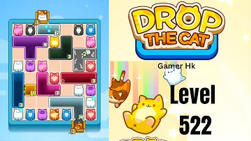 Drop The Cat Level 522 Walkthrough Solution 