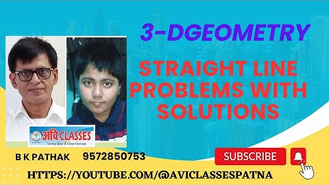 3d Geometry । Straight line in space problem solving ।