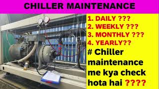 Complete  maintenance video of water cooled centrifugal chiller | Chiller PPM | HVAC World