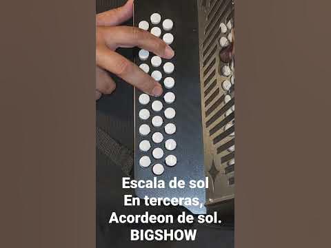 escala de sol en notas terceras acordeon de sol aprende teoria basica