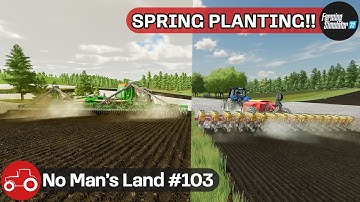 Sowing Sorghum & Planting Corn, Supermarket Build - No Man