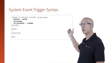 Oracle 11g PL/SQL Fundamentals II : What Is a System Event Trigger