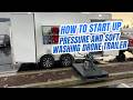How to Operate Pressure and Soft Washing Drone Trailer