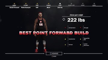 FASTEST SPEEDBOOST + BEST POINT FORWARD BUILD NBA 2K17