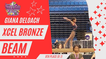 Xcel Bronze Beam Routine (9.1) - 2024 Biles Invitational