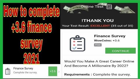 HOW TO COMPLETE FINANCE SURVEY 3.6 COIN On adgate latest SURVEY 2021